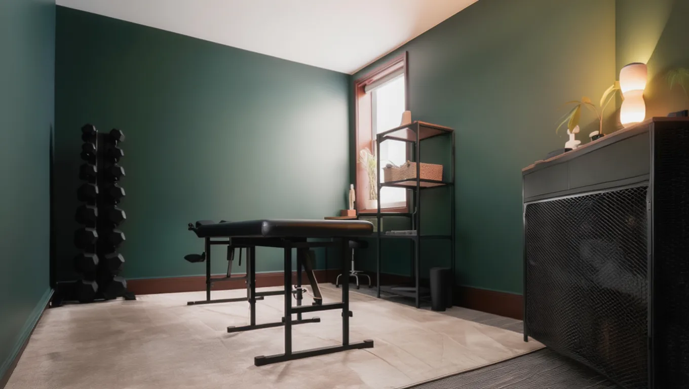 Rosedale chiropractic at Endura Chiropractic: the treatment room at 3440 Yonge St